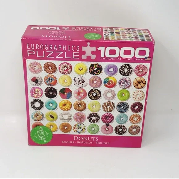 Eurographics Donut Puzzle 1000 Piece - Picture 6 of 6